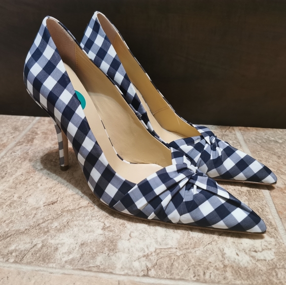 Maje checked twisted pump heels - Picture 5 of 8
